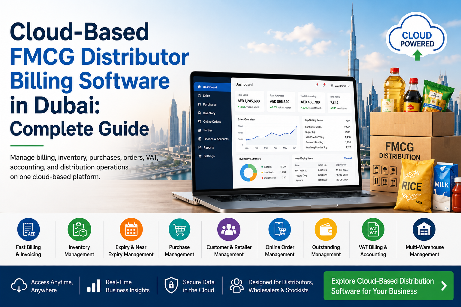 cloud-based billing software for FMCG distributors